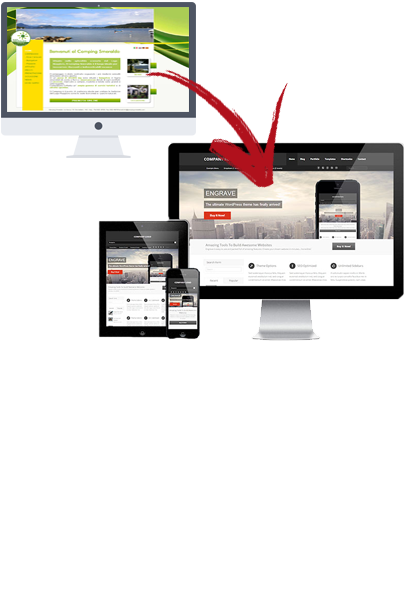 responsive design restyling sito web